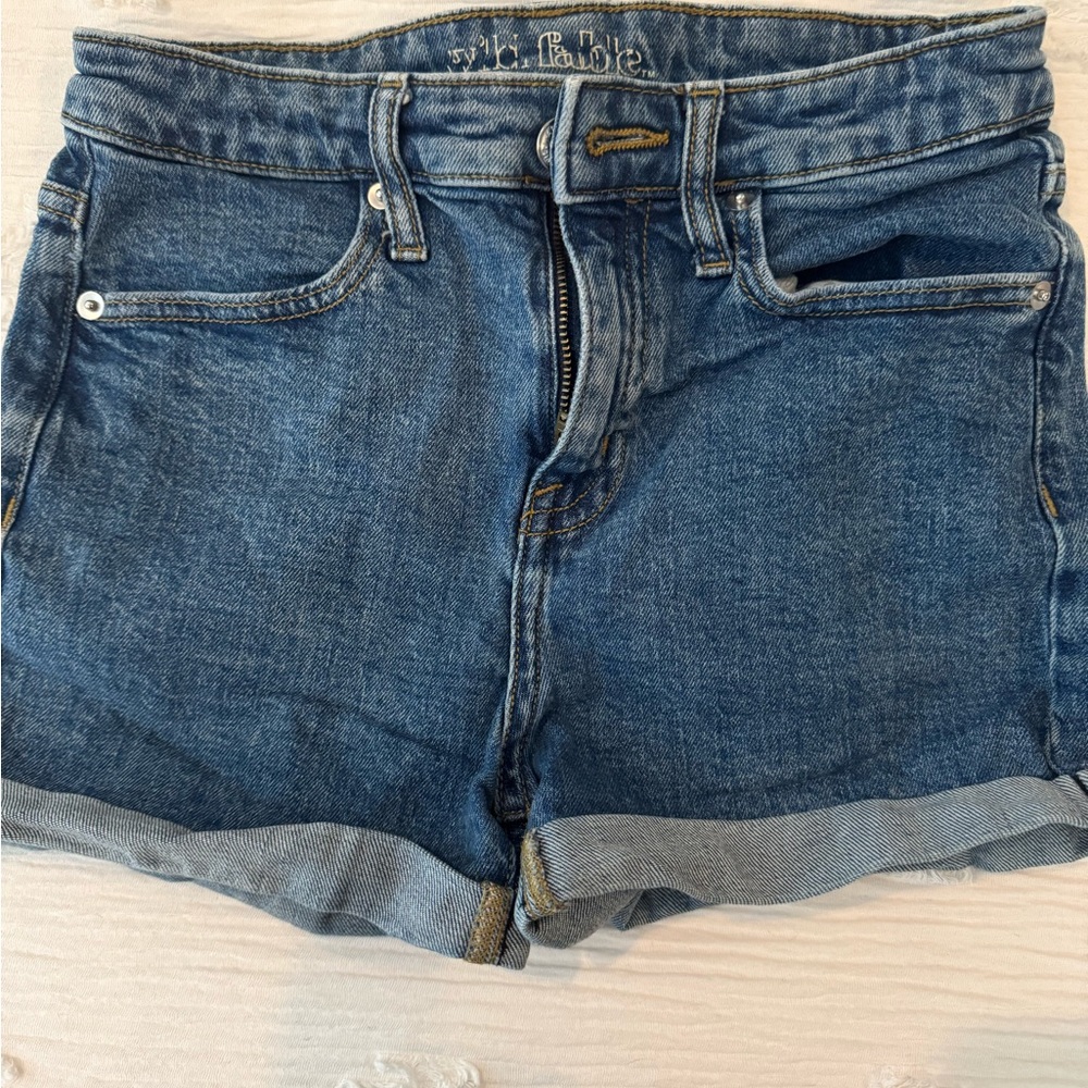 Women's Blue Denim Shorts